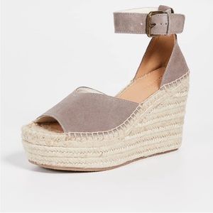 Anthropologie Soludos Positano Suede Wedges